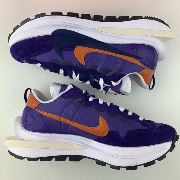 Nike Sacai Vaporwaffle Size 8.5 Mens Dark Iris Sue - Picture 5 of 12